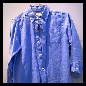 Linen button down shirt for boys
